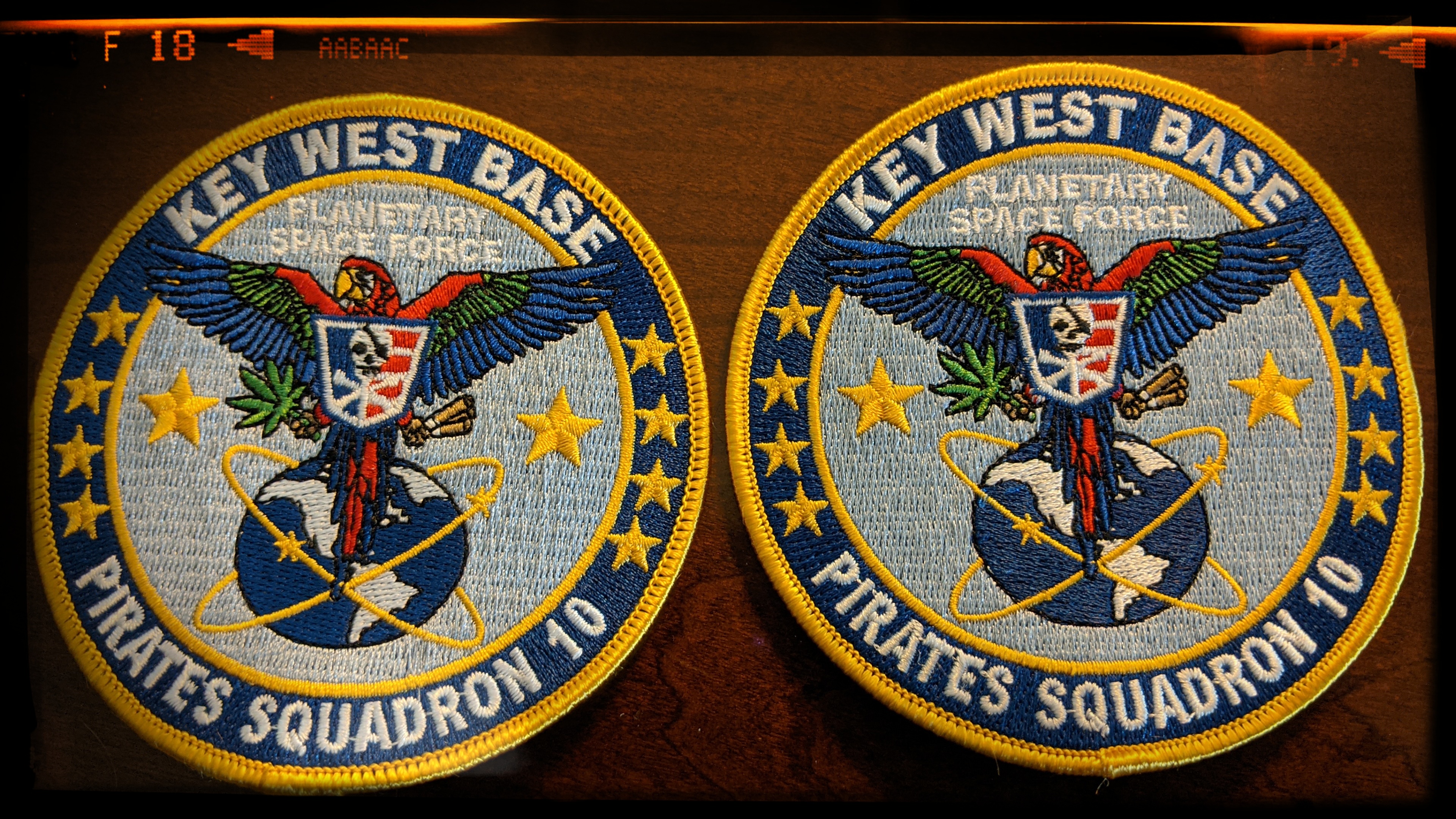 4 inch diameter and both iron on or sew on